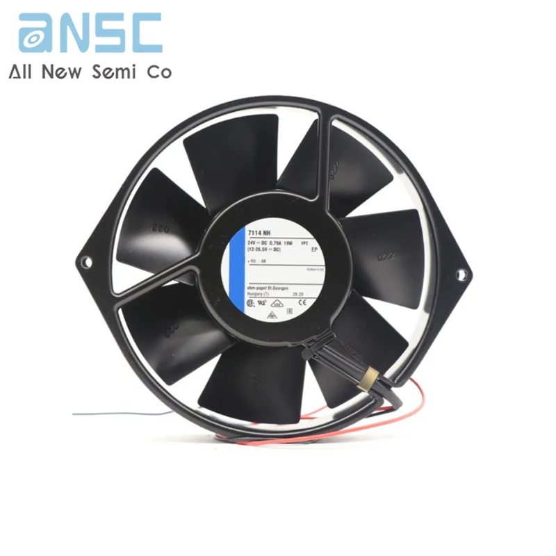 Original Axial fan 7114N 24V 12W 0. UPS all-metal fan