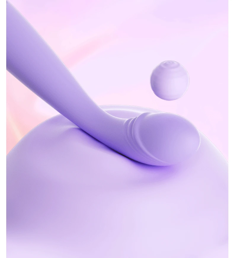 G-spot vibrator detailed texture and design