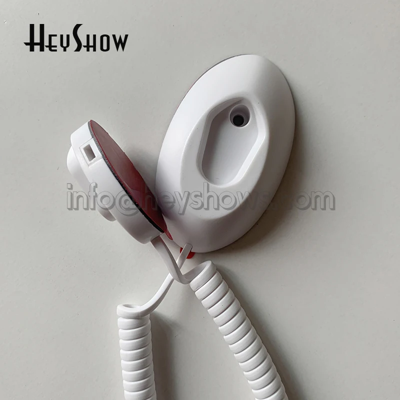 Magnetic Anti-Theft Mobile Phone Security Display Cable Holder with ABS Material Spiral Chain Pull for Retail Shaver Cell Phone