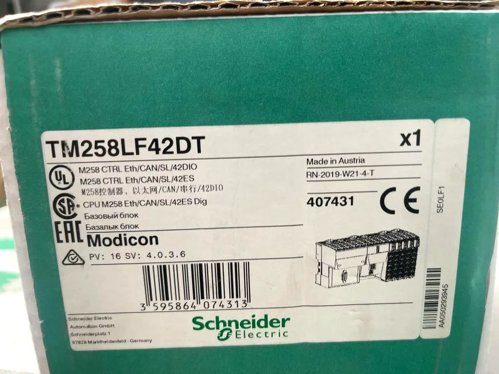 Schneider Tm258lf42dt Modicon M258 Logic Controller Tm258lf42dt - Buy ...