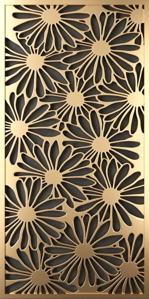 Decorative Muslim Mosque Background Metal Screen Room Divider Wall Panel