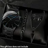Black blue needle 4 piece set