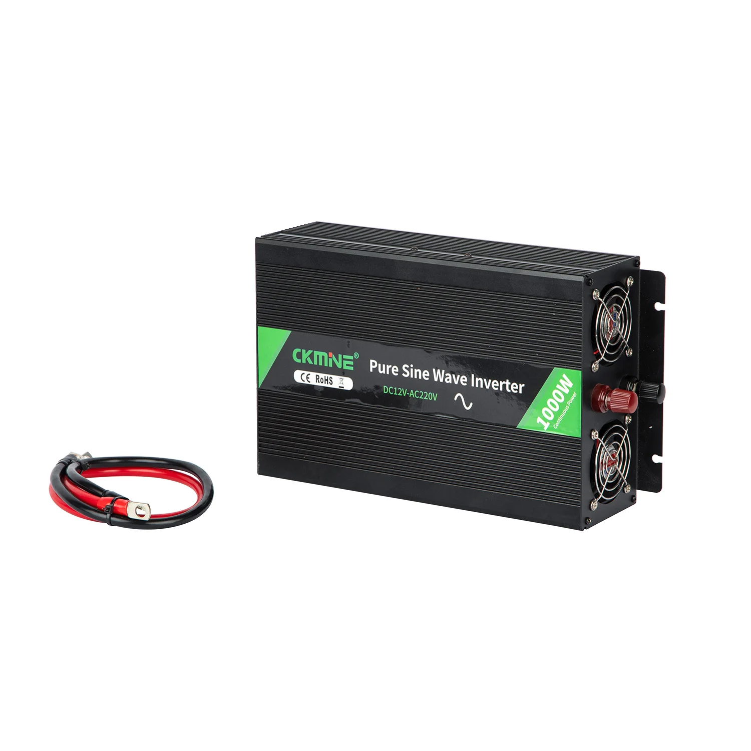 CKMINE インバーター DC 12V 24V 48V → AC 220V 230V 240V 120V 110V 100V 1000W 純正弦波 電源変圧器 電圧コンバーター