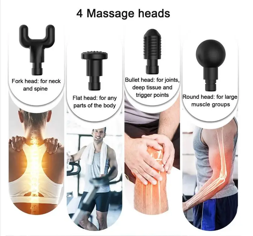 2023 New Deep Body Muscle Tissue Massager KC Certified Custom Mark Massage Product 16mm Amplitude Massage Gun