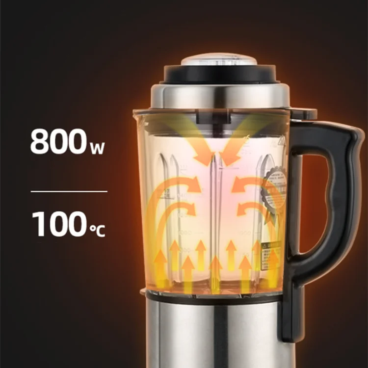 Heating Blender 800w Commercial Digital 1750ml High Speed  Blender Household Cookworks Blender