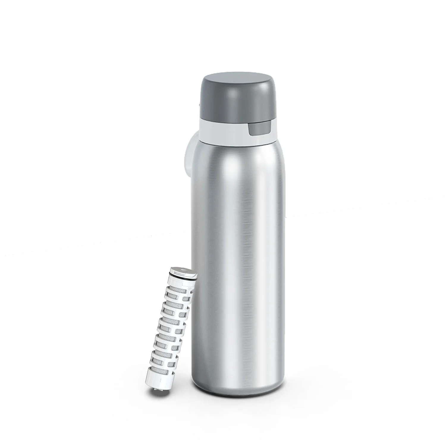 Portable Carbon Block Filter Stainless Steel Water Bottle