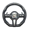 Carbon+Leather+Led+M Stitching+Buttons Paddles