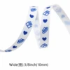 Blue Heart Gift, 10 Yards Per Roll