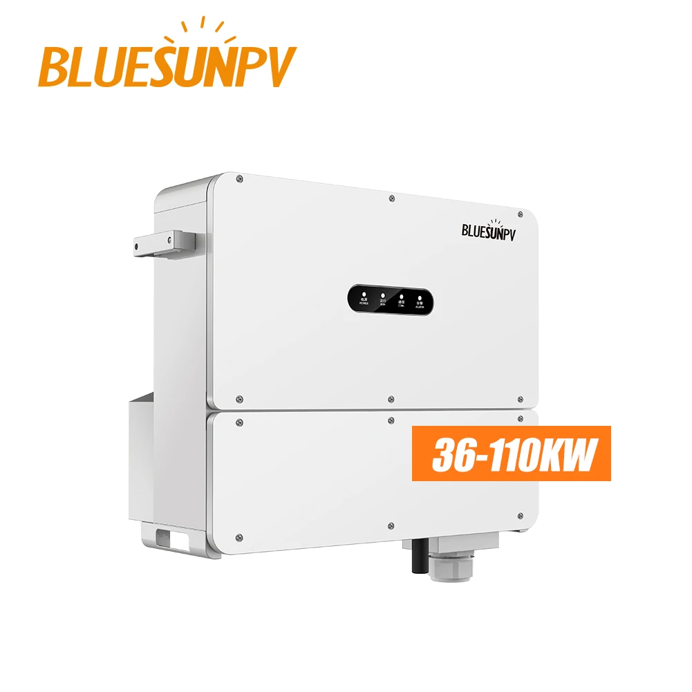 Bluesunpv 3Phase 70KW High Voltage Solar System On Grid Inverter 70KVA Grid Tied Solar Power Inverter Factory Price