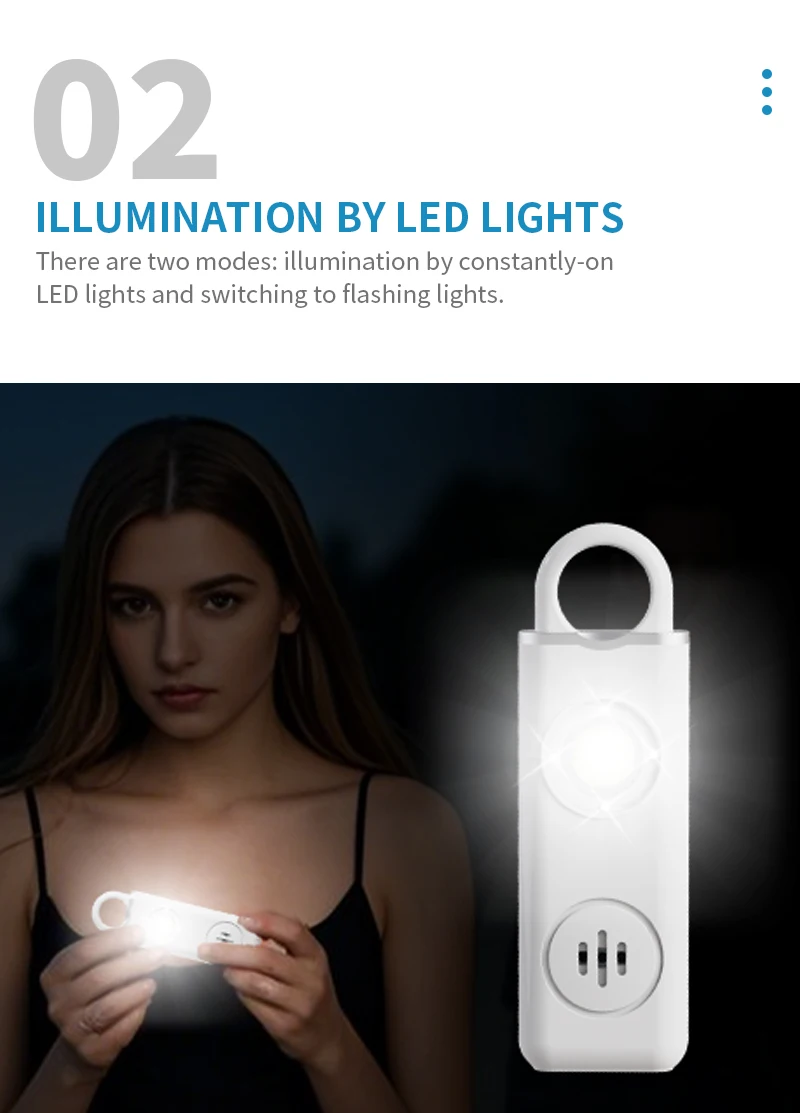 Women's Safety Self-Running Alarms with SOS - Image 4