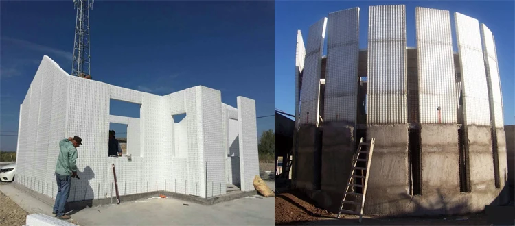 Insulated Building Block Polystyrene Expanding Machine Styrofoam Eps Wire Mesh 3d Panel Production Equipment