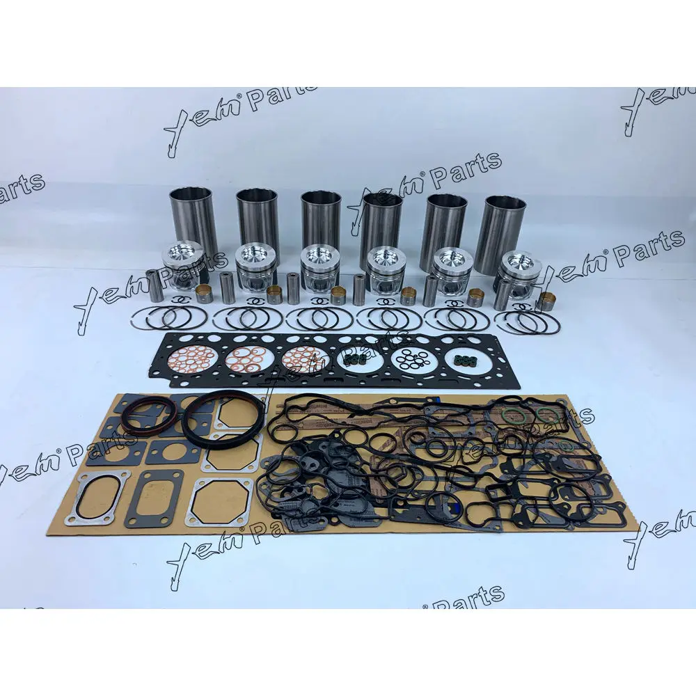 D6E Overhaul Kit With Liner Piston Rings Full Gasket Kit for Volvo
