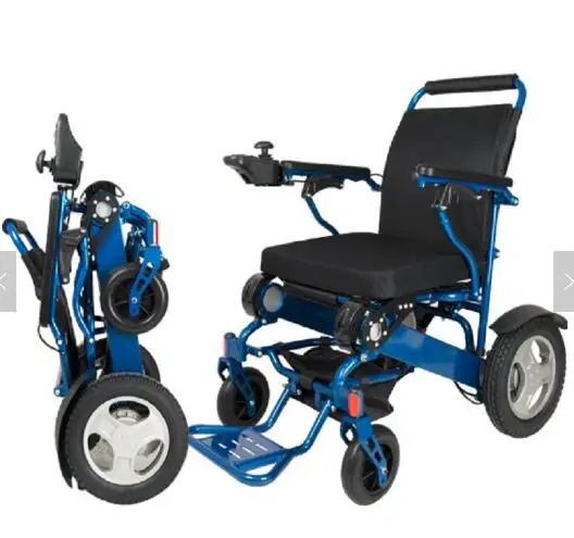 Роскошное складное компактное инвалидное кресло для мобильности, легкое складное Электрическое Кресло для переноски