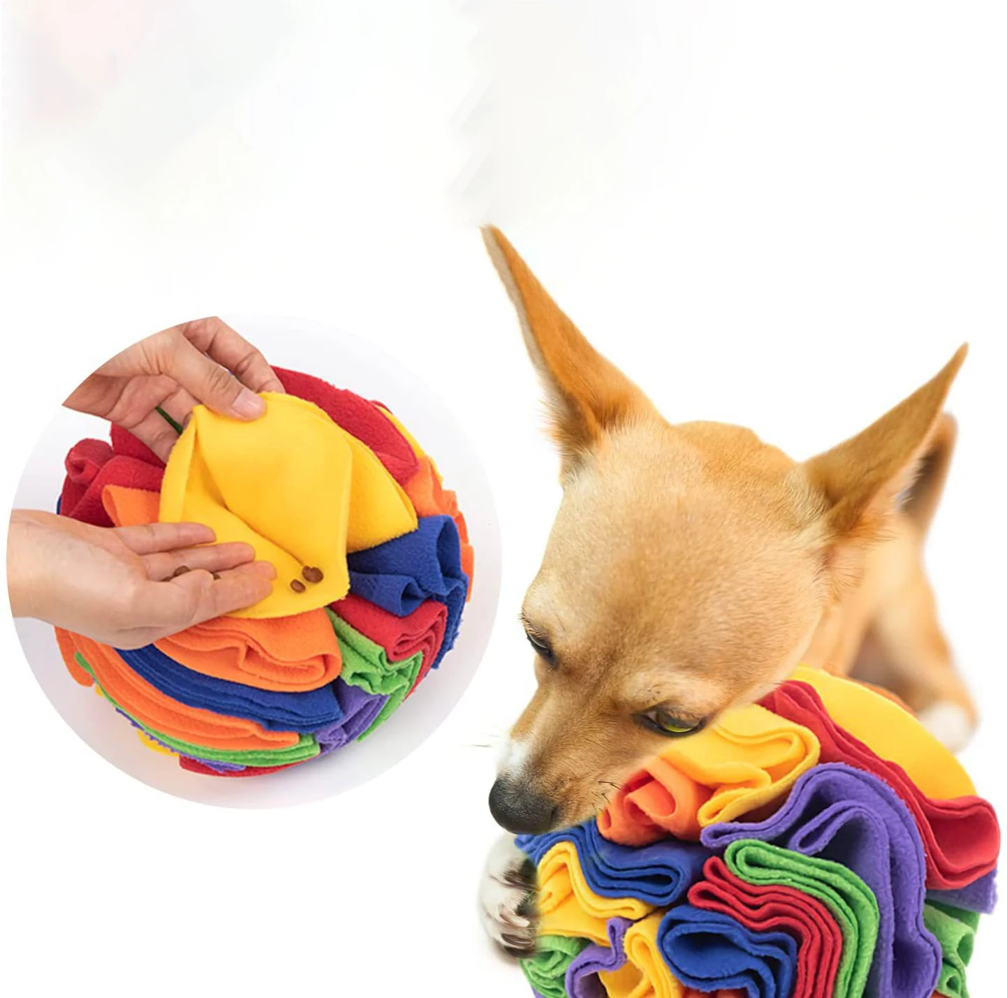 DIY Slinky Dog Snuffle Toy 