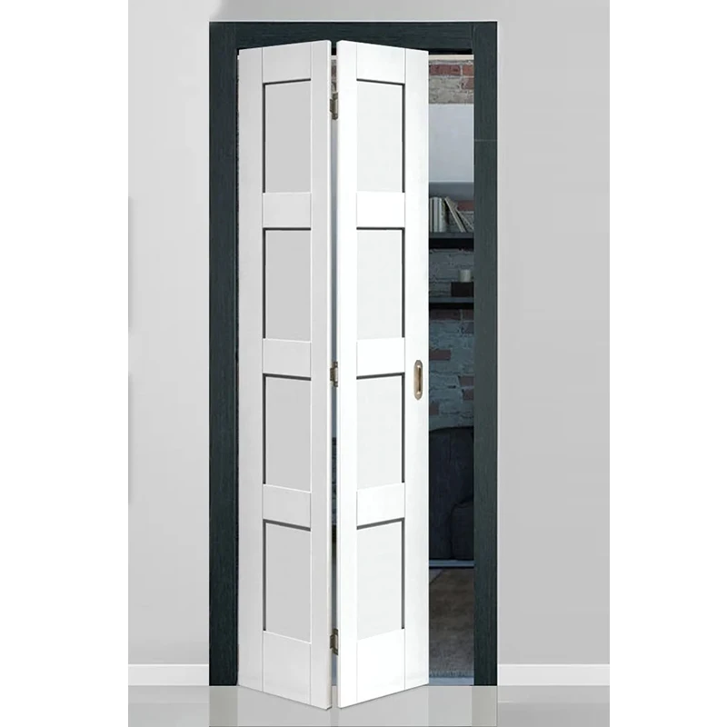 Dazzling white accordion closet doors 6 Panel White Grained Bi Fold Closet Door Buy Product On Alibaba Com