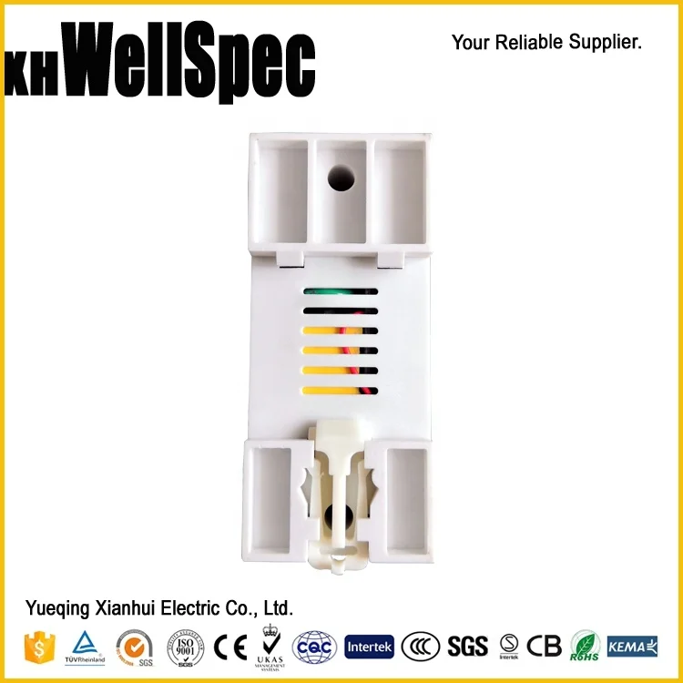 Digital AC Voltage Protector with PC Material 20kVA Capacity and Surge Protection