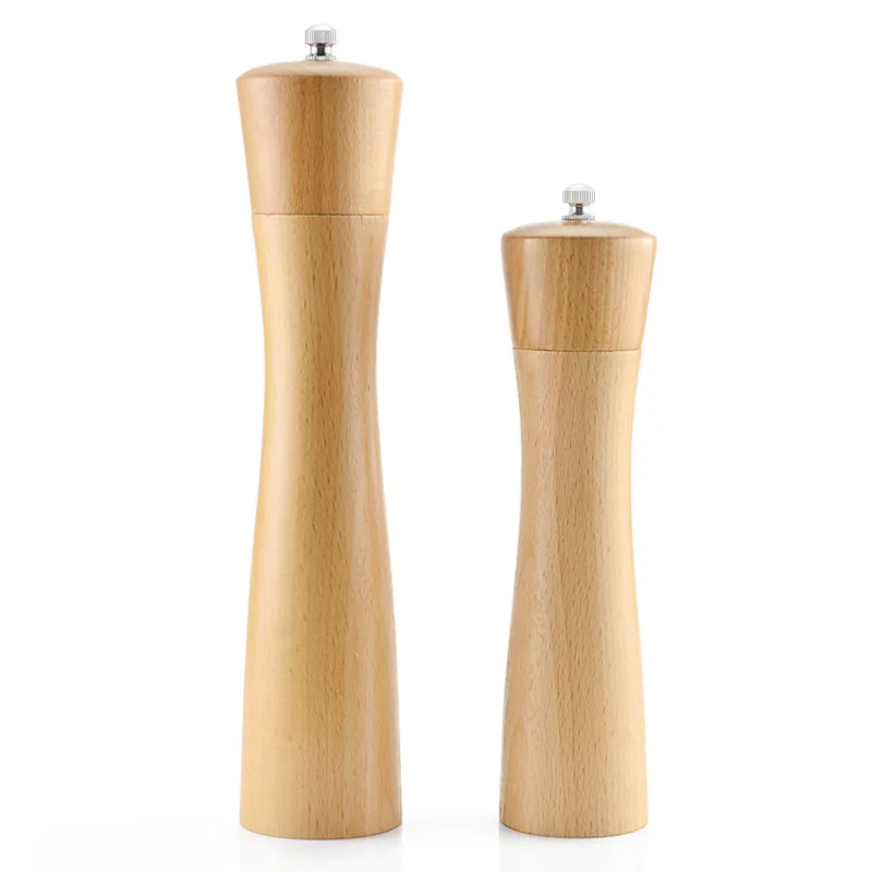 Pepper Grinder,Wood Salt and Pepper Grinder Mills Sets, Classic