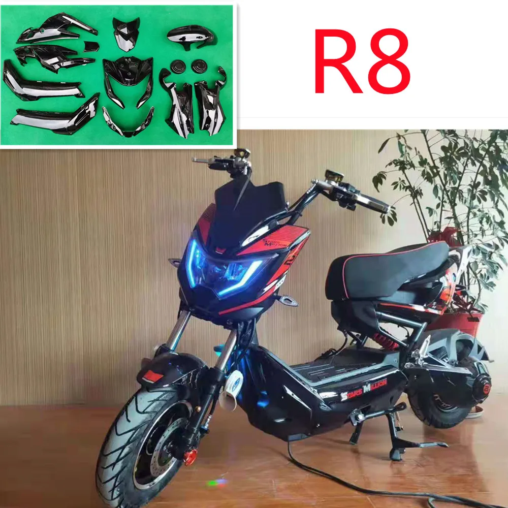 r8 snow wolf electric motorcycle car paint plastic parts