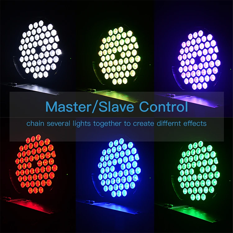 Dig Dipper Lpc007 Led Par 54x3w Rgb 3in1 Party Par Can Light Dj
