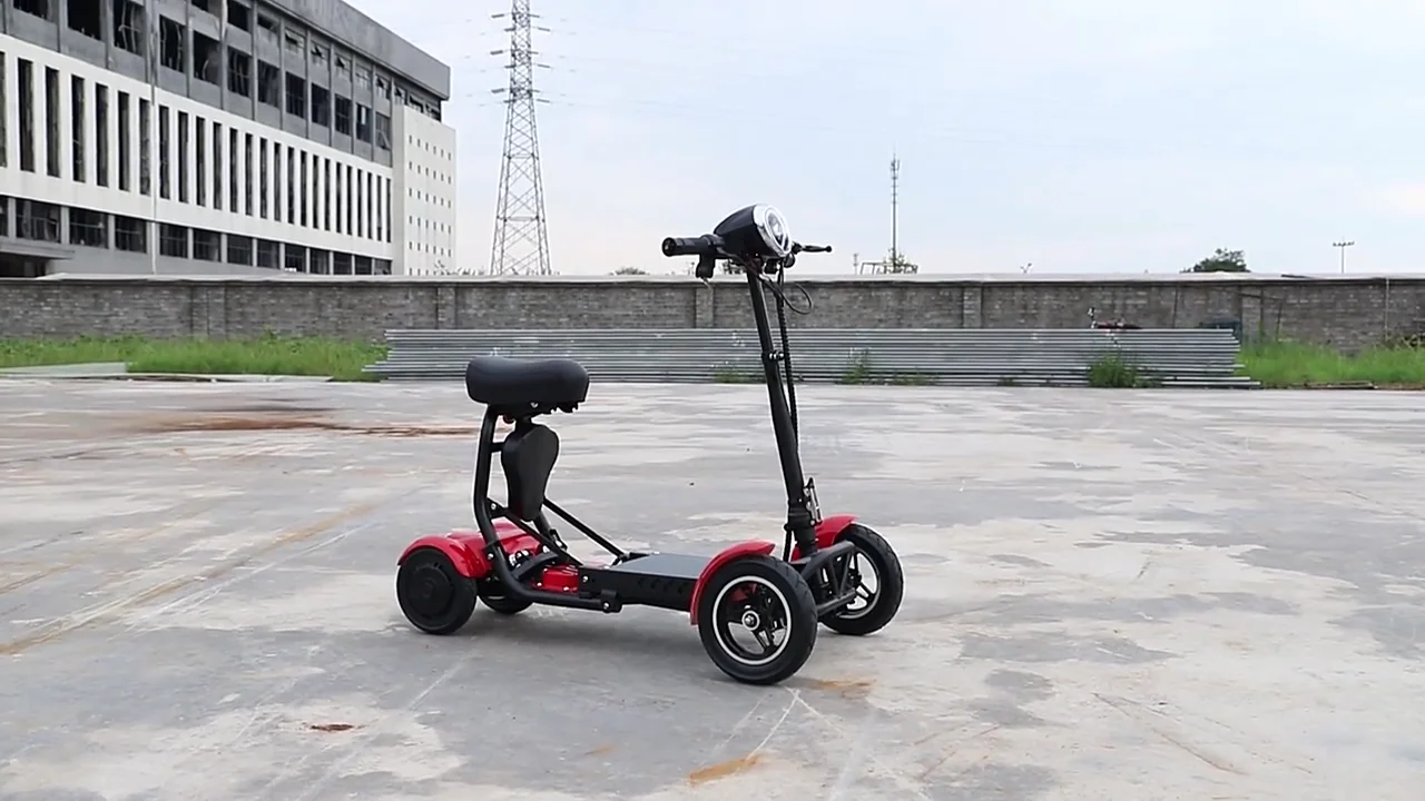 Electric Mobility Quadricycle Scooter Very Compact Opklapbare
