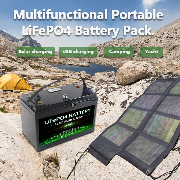 Multifunctional 12v 80ah Lifepo4 Battery Pack Portable Power Station with  Cigarette Lighter USD BT5.0 Camping