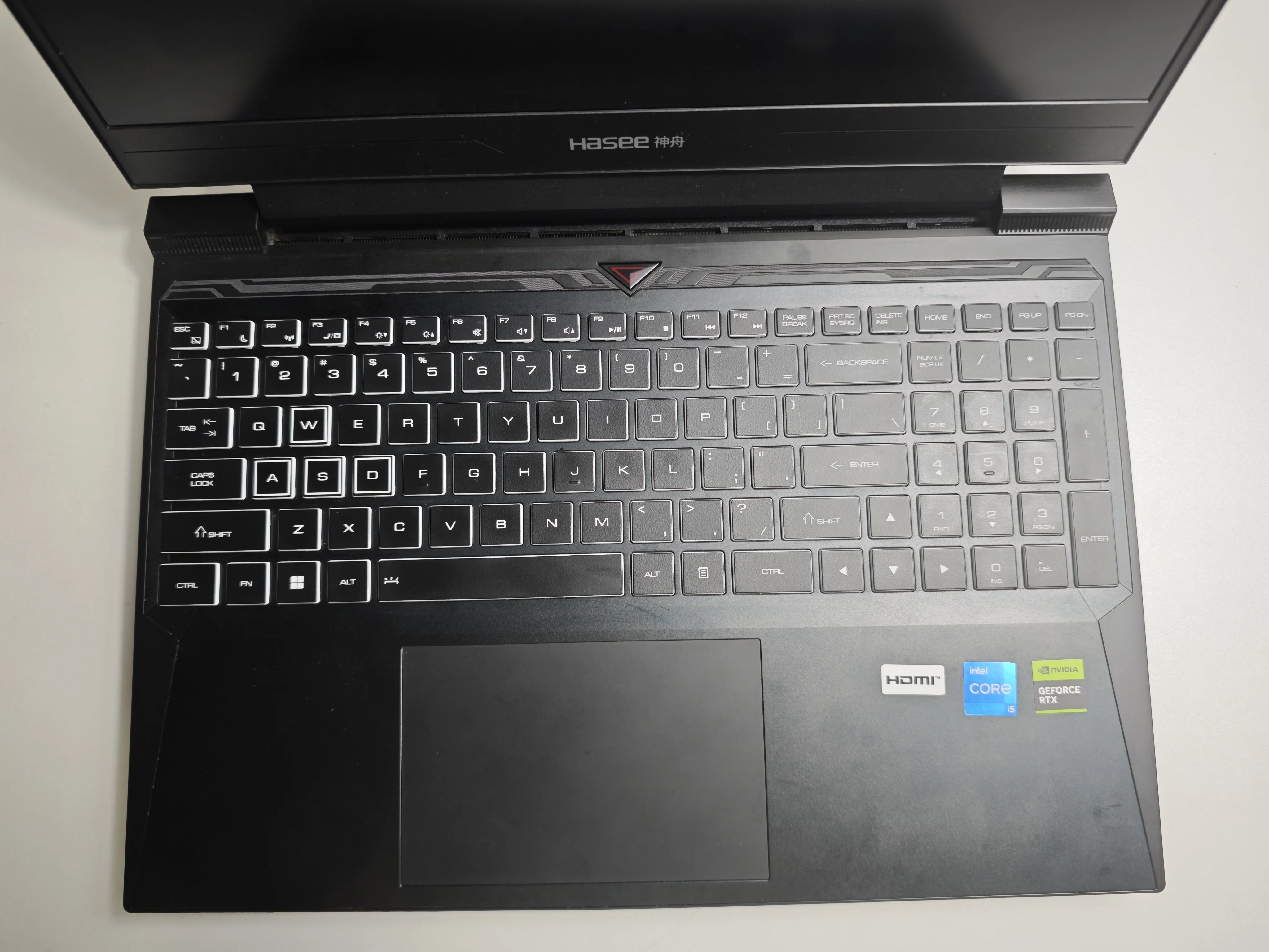 Used Laptop Hasee S8 I5-12th RTX4050-6gb Gaming Laptop 16GB 512 GB SSD Used Laptop Computer