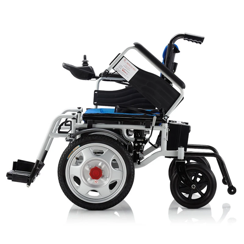 Motor 500w Folding Manually Electric Power Wheelchair For Adults