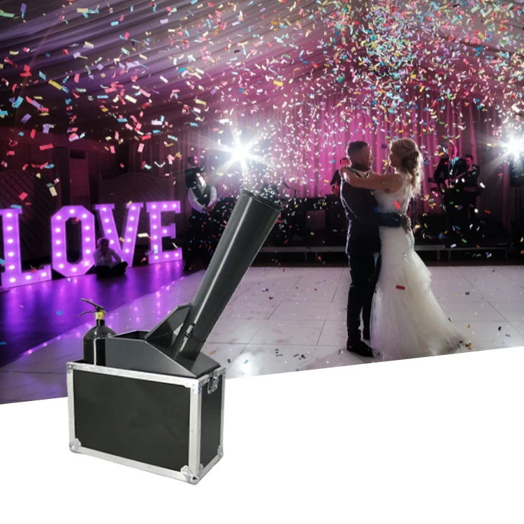 小型紙吹雪機CO2手動制御カラフルな紙CO2紙吹雪機| Alibaba.com