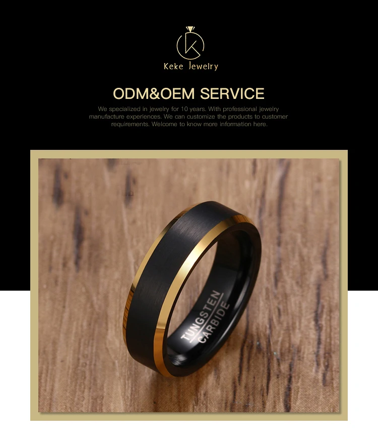Keke Jewelry Top tungsten ring manufacturers for women-2