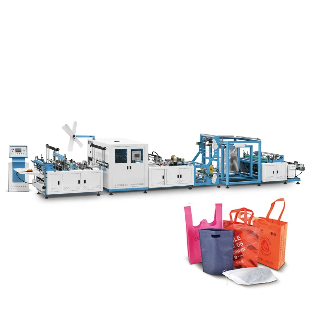 ZXL-E700 Fully Automatic Programmable Five-in-One Non-Woven Fabric Bag-Making Machine New Condition with Core Motor Component