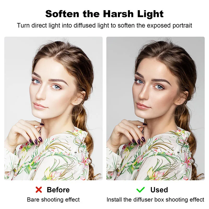 Yiscaxia Flash Diffuser for Photography Flash Lighting