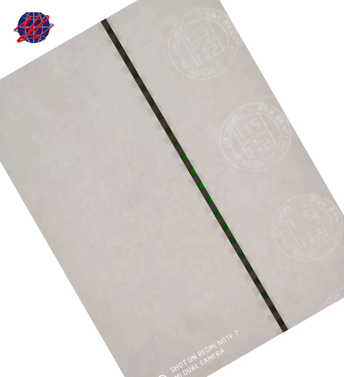 Yintong Security Paper with Custom Watermark for Cheques and Certificate Printing