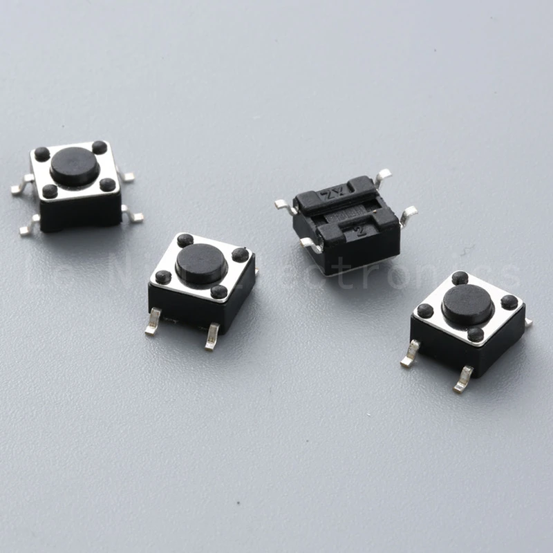 Mini 6x6 Touch Tactile Switch 6*6*4.3 Smt 4pin Micro Push Key Button ...