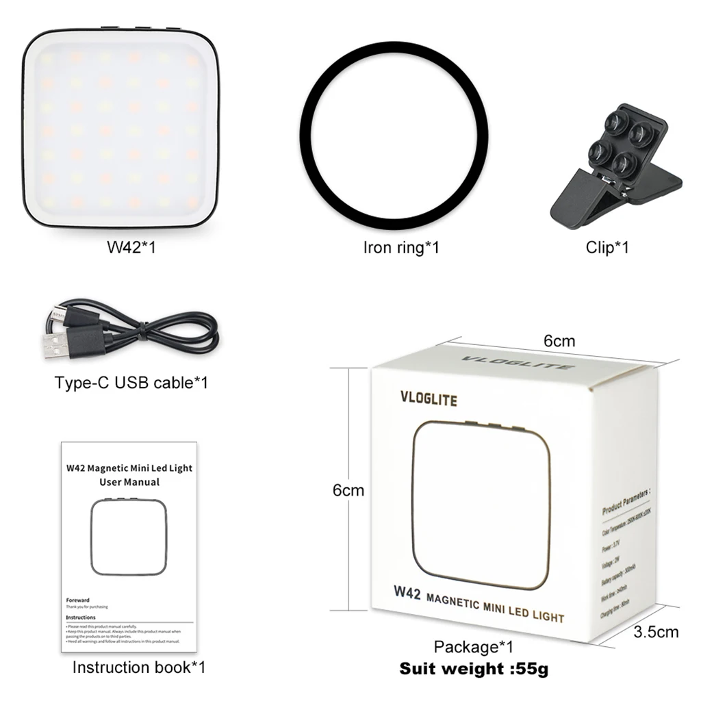 Magnetic Clip Selfie Ring Light LED for Magsafe Iphone