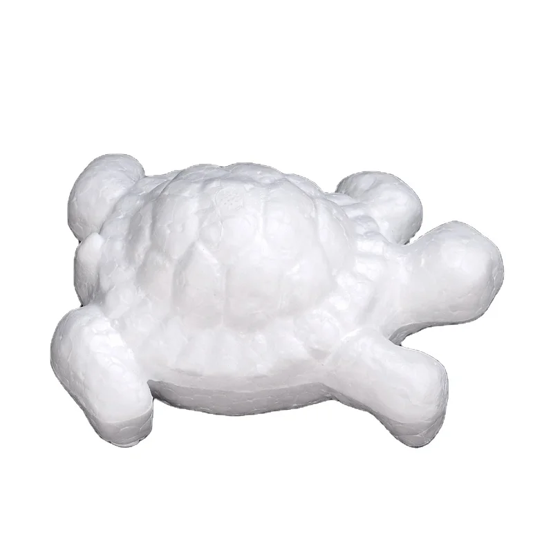 Custom Soft Animal Styrofoam Turtle Toy for Kids Painting