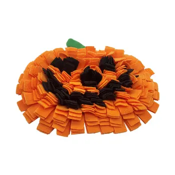 Halloween Pumpkin Pet Sniffing Mat Dog Choking Slow Food Training Snuffing Mat