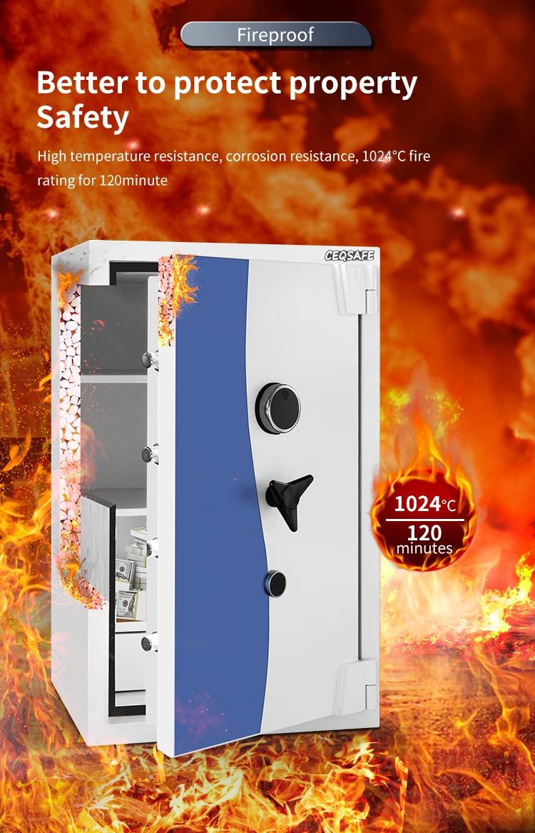 CEQSAFE Office Home Security Digital Safe Electronic Password Safe Fireproof Smart Safe Box manufacture