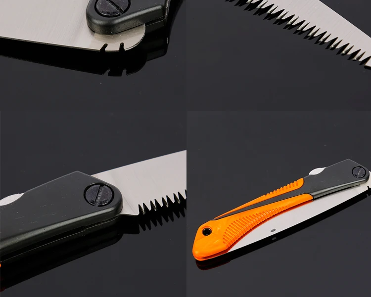 Manual Gardening Hand Tools , Hand Held Tree Saw Foldable With Fixed Blade