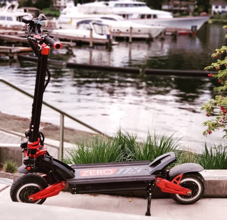 Взрослый 6000 Вт мотор мощный zero 11x Складной скутер