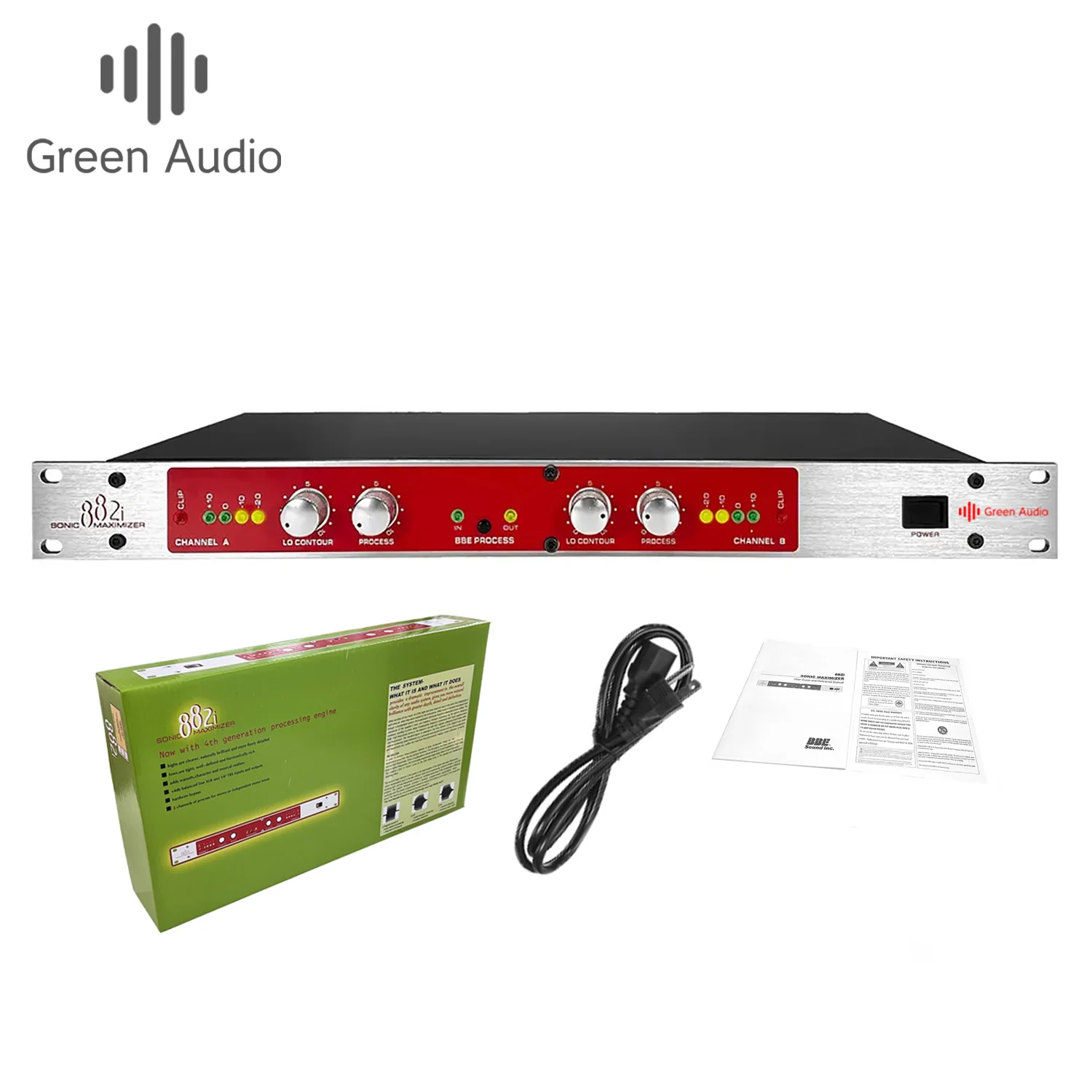 Sr-882 Dual Channel Sound Processor PRO Audio Exciter - Processor And