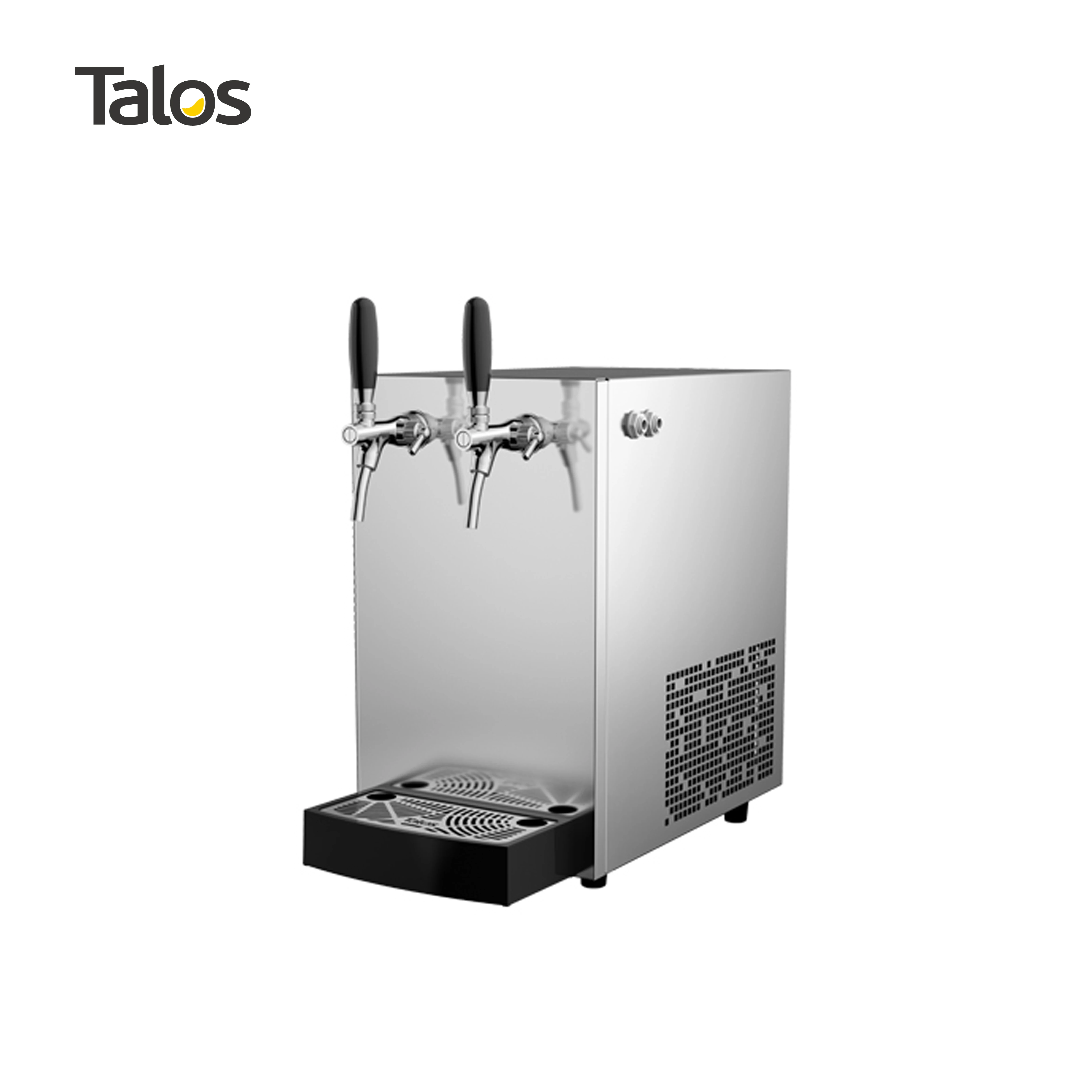 Talos Top Counter Draft Beer Cooler With 2 Taps Beer Dispenser Machine Buy Beer Dispenser Machine Draft Beer Cooler Beer Chiller Product On Alibaba Com