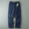 Winter fleece-lined navy blue