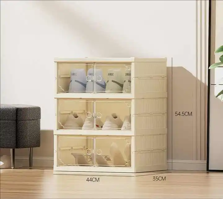 Pull Out Push Drawer Shoe Box Stackable Shoe Box Drawer Type