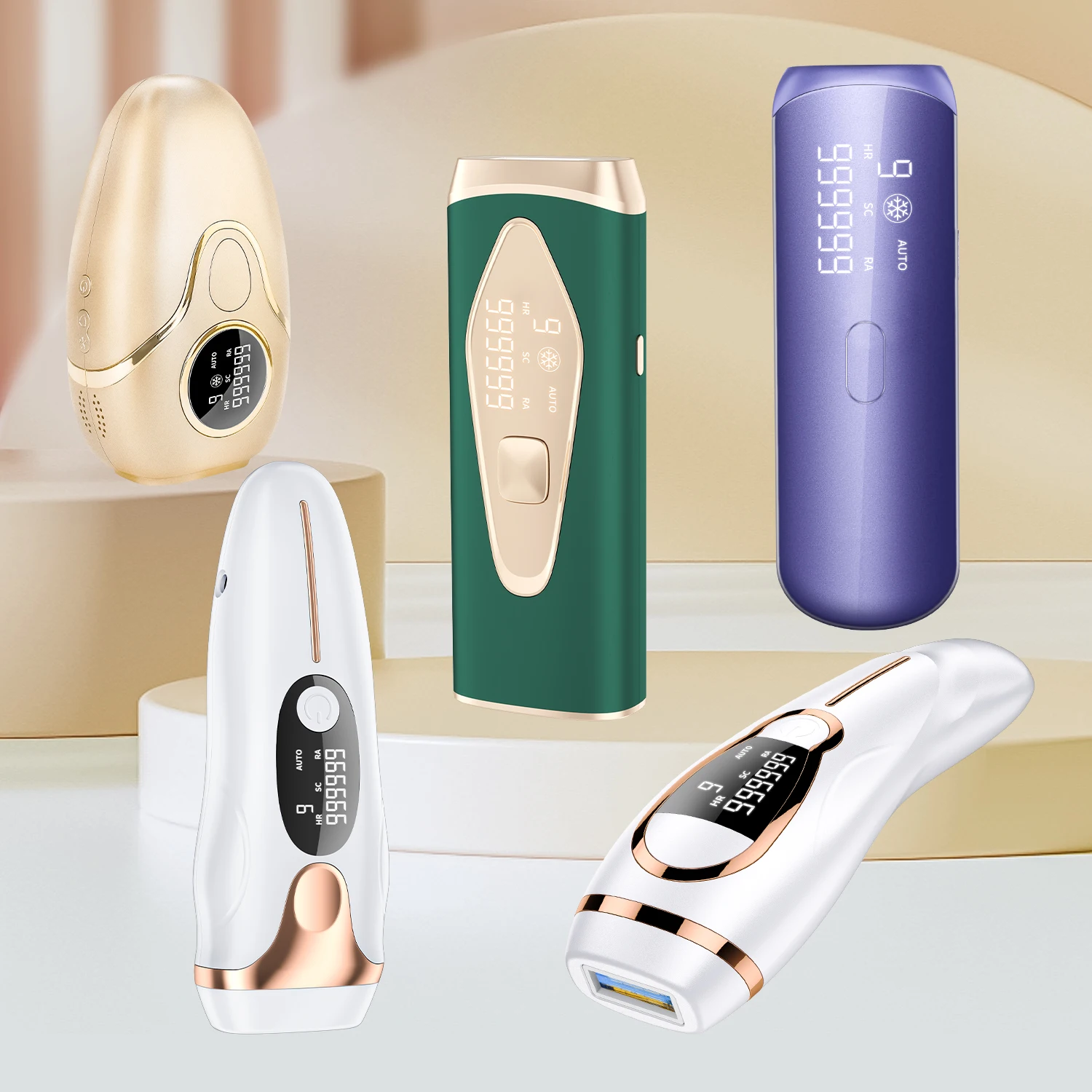 Ice Cooling IPL Laser Hair Removal - Painless Epilation