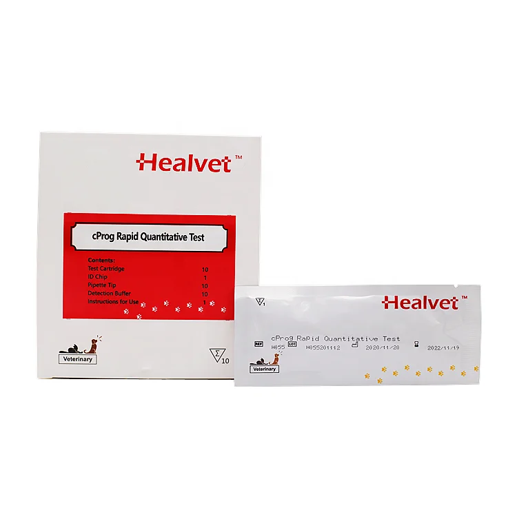 Healvet Veterinary Fast Accurate Prog Test Dog in Clinical Analytical  Instruments Canine CProg Pregnancy Test