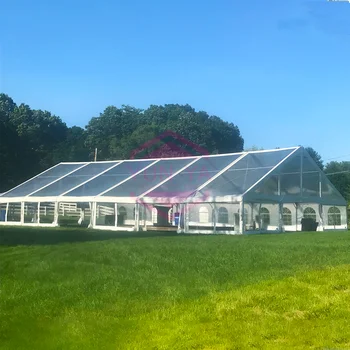 Waterproof Transparent Canvas A shape Marquee Tent For 500 Seater Outdoor Wedding and Party In South Africa