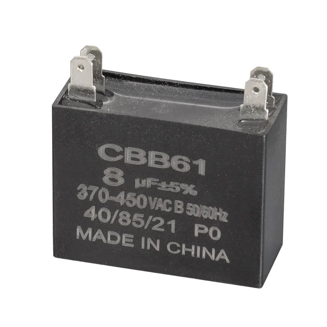 CBB61 Fan Start Capacitor 450V AC refrigerator parts starting capacitor