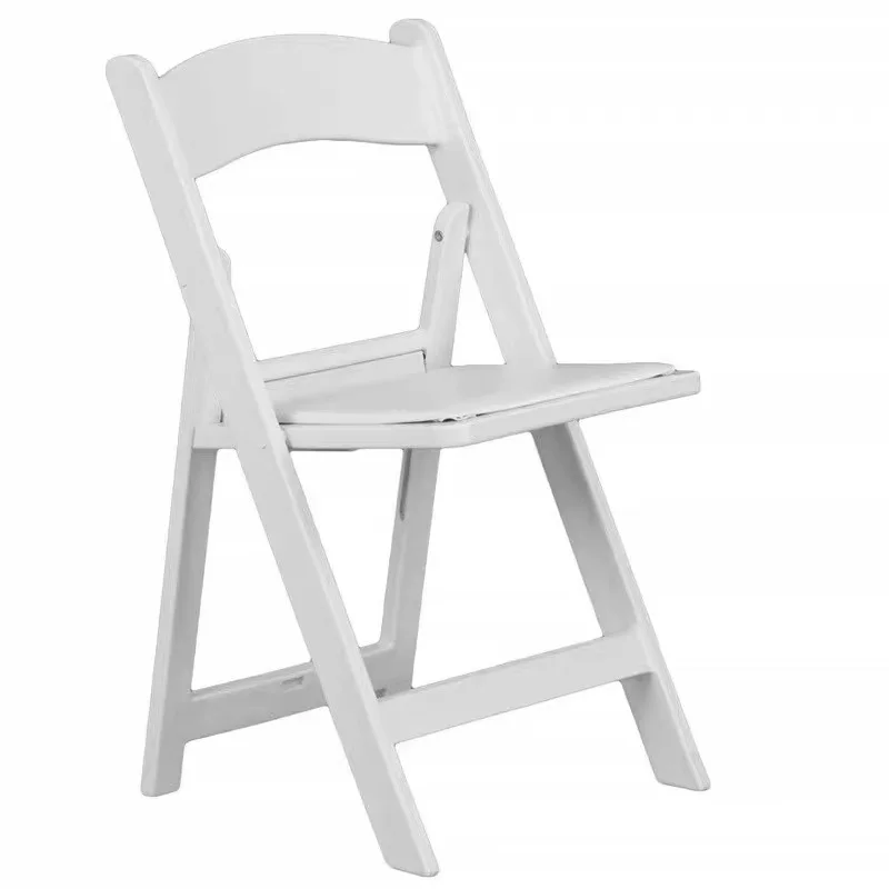 Portable Folding Chair for Hall Space Saving Outdoor Garden Chair Furniture outdoor resin wedding chairs