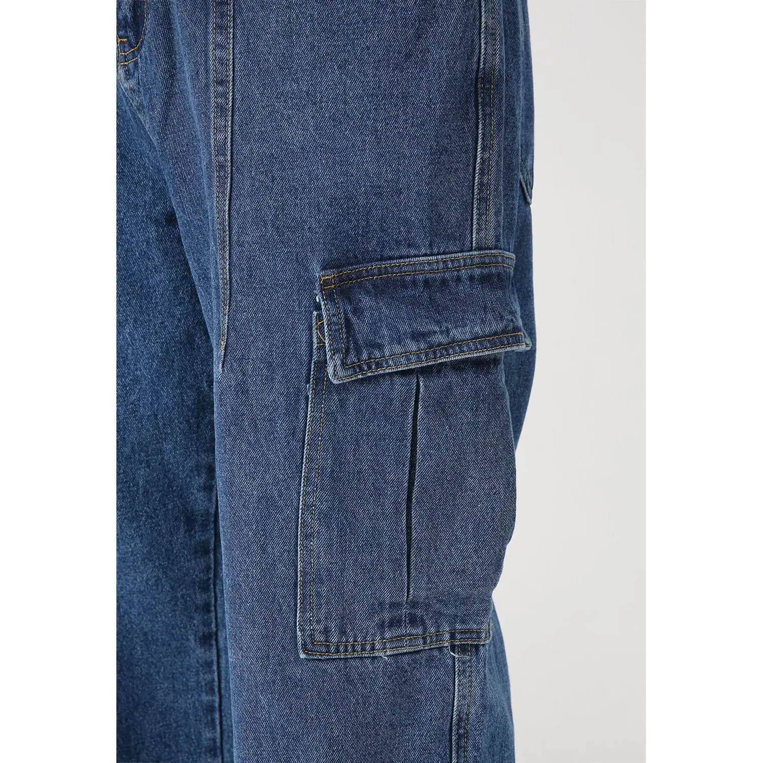 Casual Straight Washed Pockets Custom Denim Pants Fabric Male Denim Jeans Man Men's Jeans Men