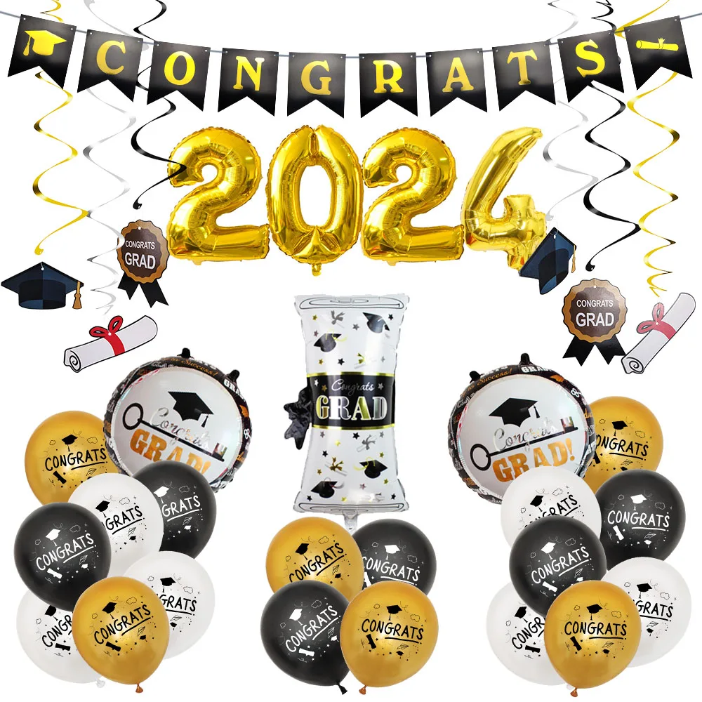 Graduation Balloon Set Graduation Balloons 2024 Balloons For Graduation ...